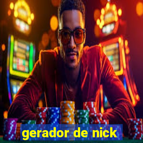 gerador de nick